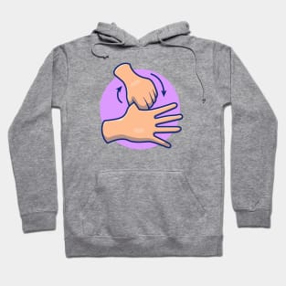 Washing hand cartoon 1 Hoodie